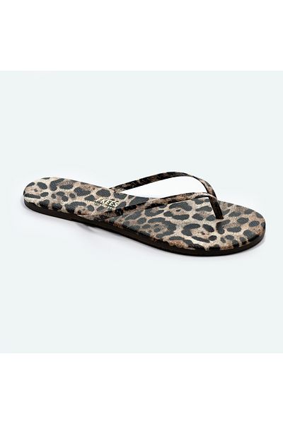Tkees Women's Classic Stylish Casual Leopard Ii Flip Flops