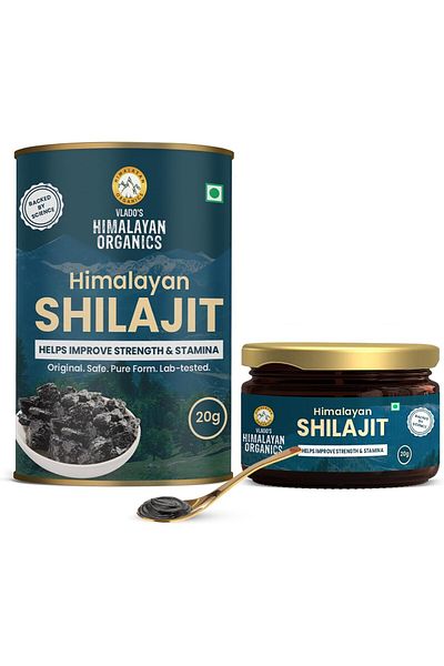 Himalayan Organics Himalayan Shilajit/Shilajeet Resin Original & Premium Quality 20g