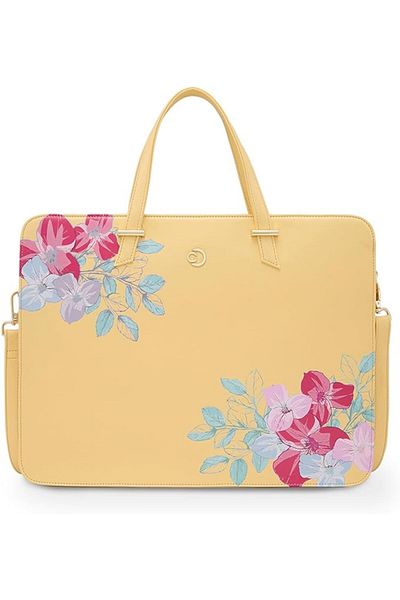 Caprese Shanaya Women Handbag|women Laptop Bag Perfect For Daily Use|large| Yellow