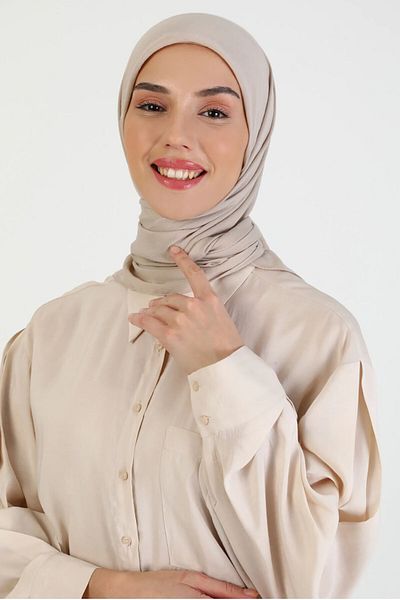 HAREM SCARF Μπεζ άμμος Harem Scarf - Φουλάρι της Βίβλου