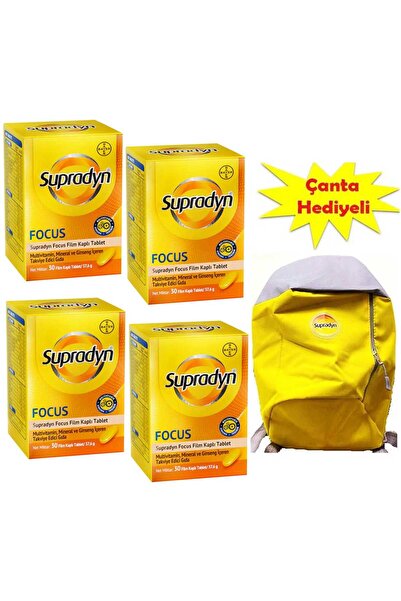 Supradyn تابلت فوكس 30 - 4 حقيبة ظهر هدية