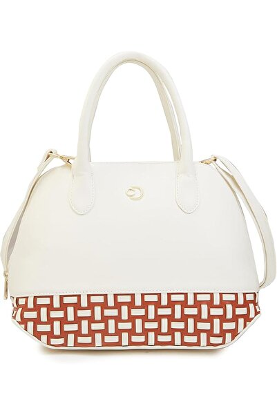 Caprese Zeta Women Handbag |stylish Satchel For Women| Medium| Vanilla