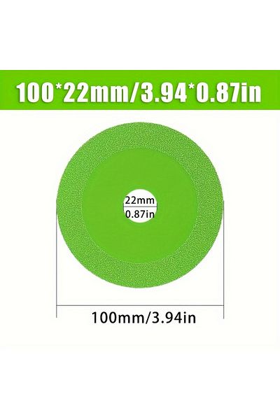 Choice 100 X 22mm 1pc 100/115/125mm Diamond Glass Cutting Blade Thin Saw Blade Durable Stone Cutting Disc F