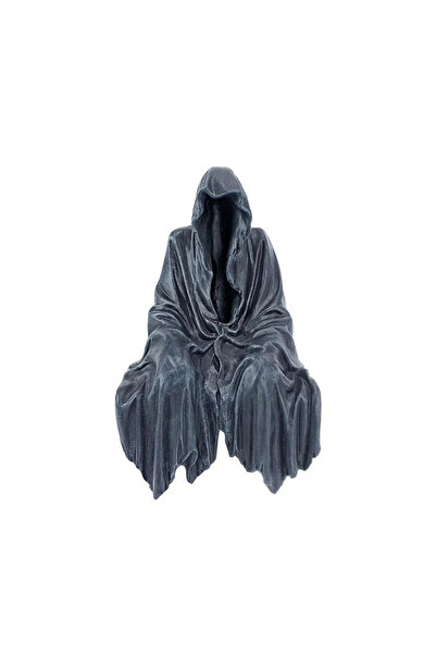 Choice ملابس سوداء زخرفة رئيسية غامضة رعب متجول ليلي يرتدي رداء أسود قوطي جال...