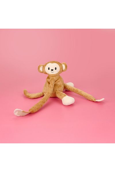 Evidea Soft Monkey Figured Bag - Brown - 40X25 cm
