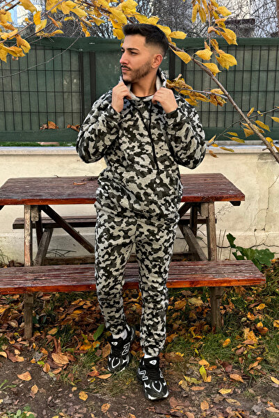 CMZ COLLECTİON SET DE TRENING NOU UNISEX CAMUFLAJ OVERSIZE