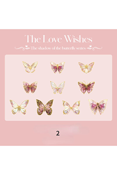 Choice S20120-2 Mr. Paper 20 قطعة/حزمة ملصقات فراشة PVC العتيقة دليل مواد الد...