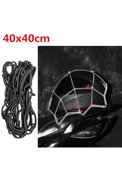 Choice Reflective Black 40x40cm Reflection Motorcycle Cargo Net Motorcycle Atv Luggage Storage Organizer Ne