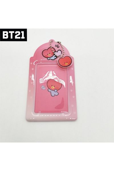 Choice Tata Kawaii Bt21 Popular Anime Cooky Pvc Idol Card Holder Credit Id Bank Card Photocard Student Bus