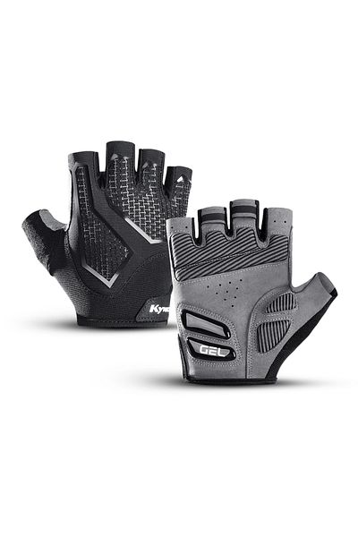 Choice M black Half Finger Outdoor Cycling Anti Slip Anti Sweat Men Women Half Finger Gloves Breathable Ant