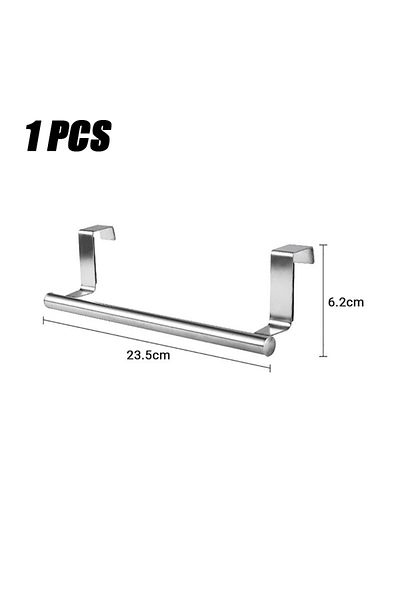 Choice 23.5cm 1pc 1/2 Pcs Stainless Steel Towel Bar Cabinet Door Towel Hanging Bar Stainless Steel Bathroom