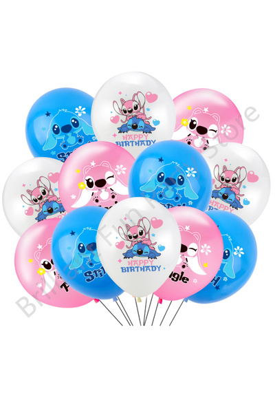 Choice كما في الصورة - 12 بالونًا مقاس 12 بوصة - مجموعة بالونات حفلات ليلو وس...