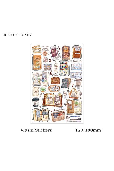 Choice D Journamm Cute Stickers Scrapbooking Supplies Materials Collage Junk Journal Adhesive Decor Diary .