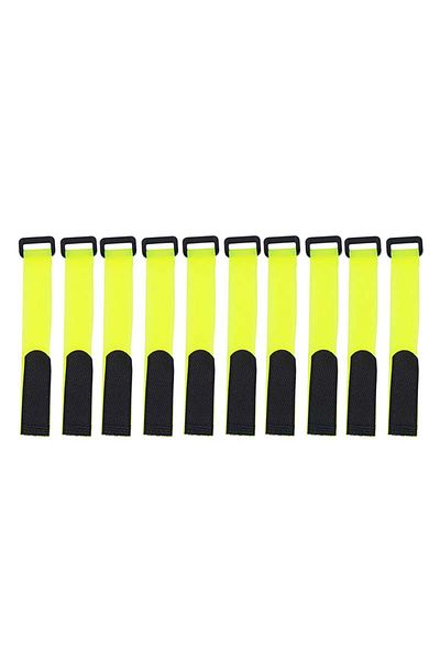 Choice 10pcs/set Reusable Fishing Rod Tie Holder Strap Suspenders Fastener Hook Loop Cable Cord Tie Belt...