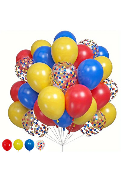 Choice 12 بوصة كما في الصورة 35 قطعة بالونات لاتكس 12 بوصة كرنفال سيرك حفلة ع...