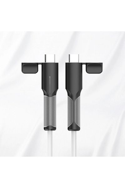Choice Black C To C Charger Cable Protector, Type-c To Type-c/iphone/usb A Silicone Charger Cord Protector,
