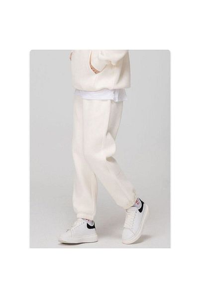 FUNSTYLE Ανδρικό χειμερινό φούτερ Oversize Cream Rubber Leg