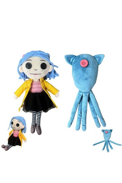 Choice 25CM Coraline Plush Stuff Cartoon Figure Kawaii Doll Soft Pillow Ugly Kids Cute Collectible Dolls...