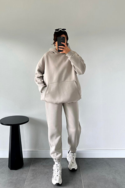 CMZ COLLECTİON Σετ φόρμας Unisex από πέτρα, άνετης εφαρμογής