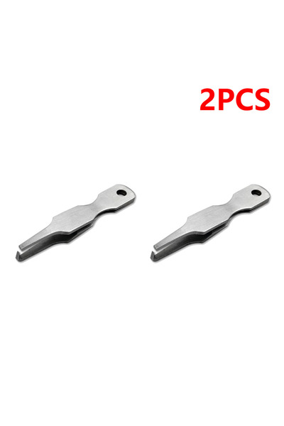 MOJOYCE قطعتان من فتاحة حلقات الطعم، منظف عيون الخطاف، قاطع خيوط الصيد من لوي...