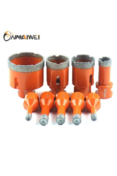 onmaiwei 6mm Diamond Brazed Core Dry Drill Bit 1pc 6-100mm For Porcelain Tiles Marble Glass Granite Hole Cup