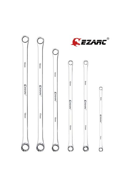 Choice 14mm - 15mm EZARC Extra Long Double Ring Box End Spanner Aviation Wrench Strong Power Less Effort Me