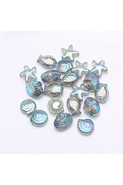 Choice1 TML 20 قطعة من خرز الكريستال الزجاجي السائب بأشكال متنوعة من نجم البح...