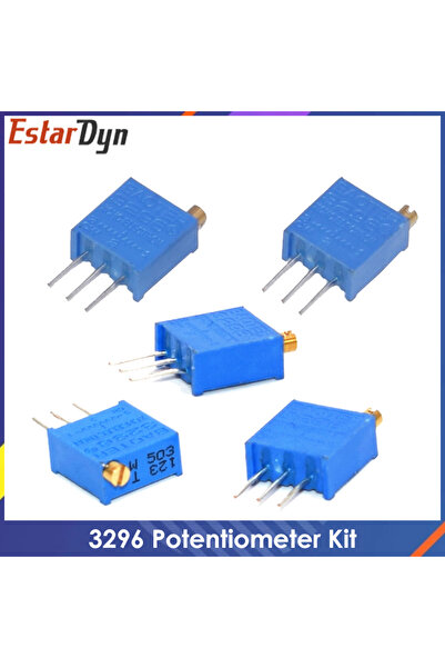 Choice مجموعة مقياس الجهد 3296 عالي الدقة 10 كيلو أوم، 10 قطع، مقاومة متغيرة ...