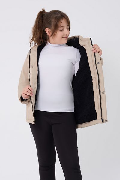 freemen Sports Girl Sports Coat - 3 Pocket with Fur Door Water and Wind Proof