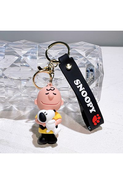 Choice 3 2024 Kawaii Sanrio New Snoopy Cartoon Schoolbag Charm Pendant Bag Jewelry Car Keychain Gift For G.