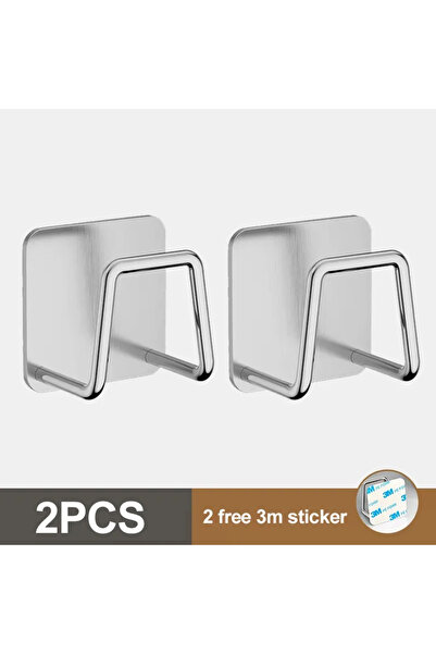 Choice حامل إسفنجات المطبخ من الفولاذ المقاوم للصدأ - قطعتان - رف تجفيف بالوع...