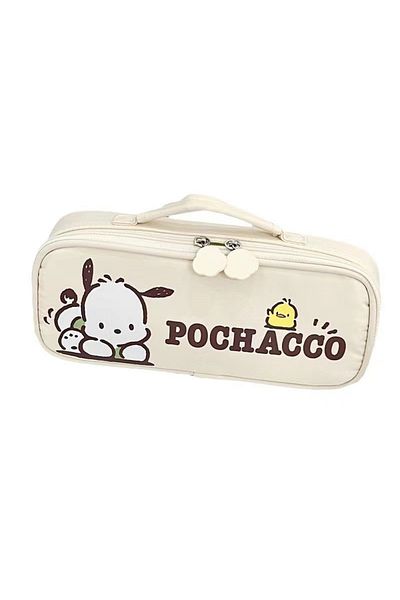 Choice 02 Pochacco Sanrio Anime Pencil Case Kawaii Cute Pen Bag Student Stationery Storage Bag Portable Hig