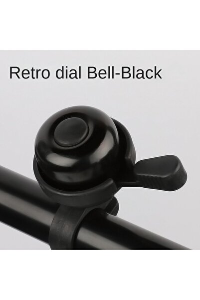 Choice جرس دراجة صغير أسود اللون، بوق دراجة جبلية، إنذار صوتي، ملحقات دراجات ...