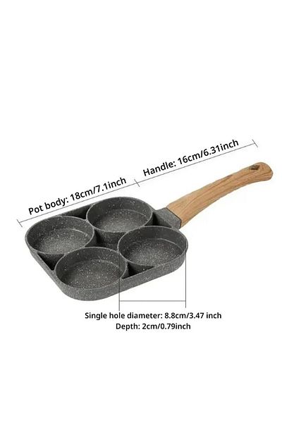 Choice 1 Omelet Pan Frying Pot Thickened Nonstick Egg Pancake Steak Cooking Pans Hamburg Bread Breakfast M.