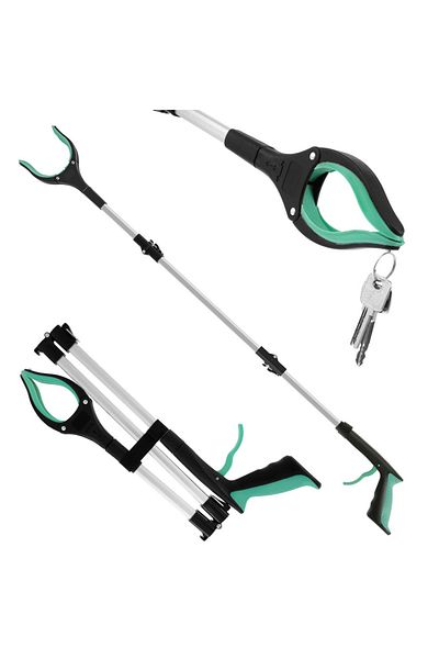 Choice Type1 Foldable Gripper Extender Garbage Picker Gripper With 360 ° Rotating Clip Hand Tools Litter Re