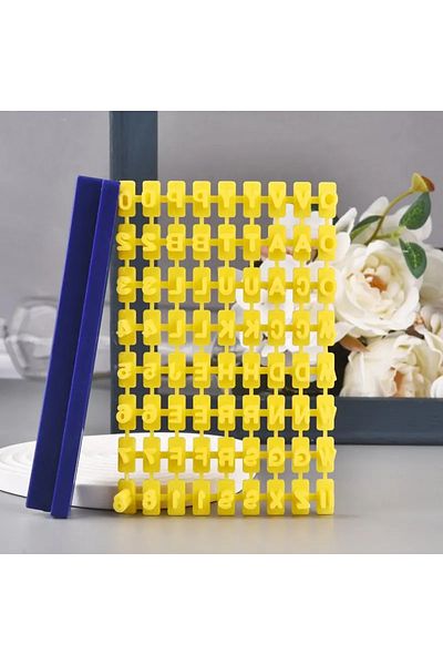 Choice 1 1 Set Alphabet Number Symbols Letter Clay Stamp Impress Embosser Set Cookie Press Stamps Print Na.