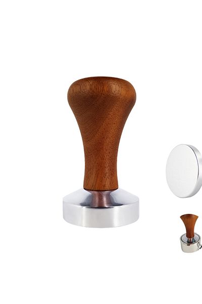 Choice 51mm 1pc Tamper 51/53/58mm Espresso Tamper Powder Machine Aluminum Coffee Tampers For 51mm 53mm 58mm