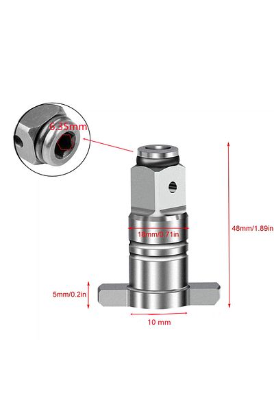 XMSJ Package 1 Electric Wrench Square Shaft 1/4'' Brushless Impact Wrench Hex T-type Shaft Screwdriver Po