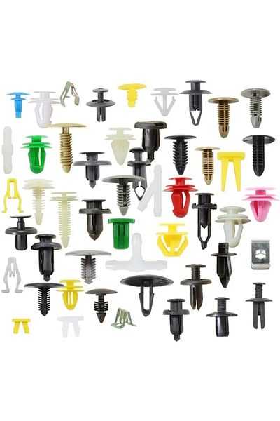 Choice 100/50 Pcs Universal Hybrid Car Bumper Engine Expansion Rivet Door Trim Panel Snap