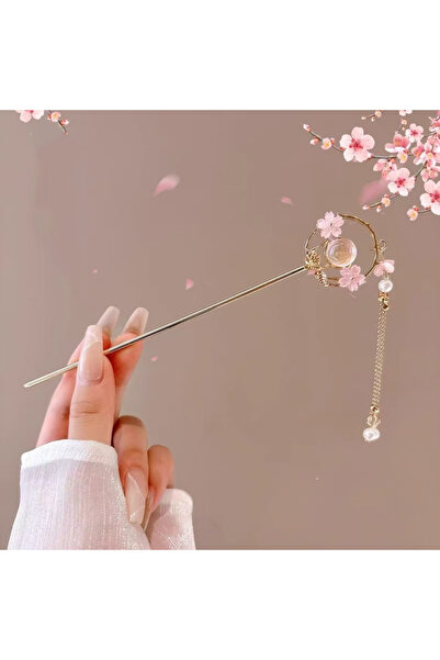 Choice إكسسوار شعر على الطراز الصيني الرومانسي مكون من قطعة واحدة من مجوهرات ...