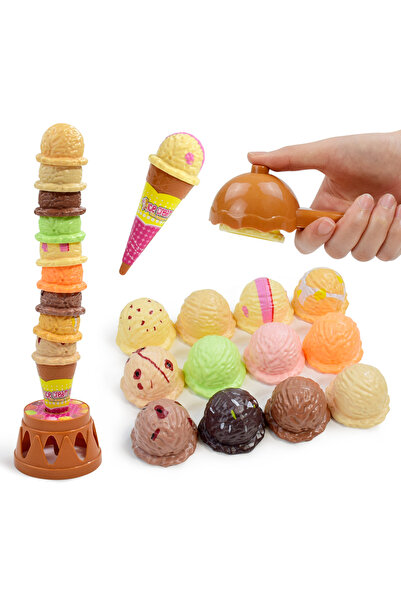 Choice1 Ice Cream Children Simulation Food Kitchen Toy Ice Cream Stack Up Pla...