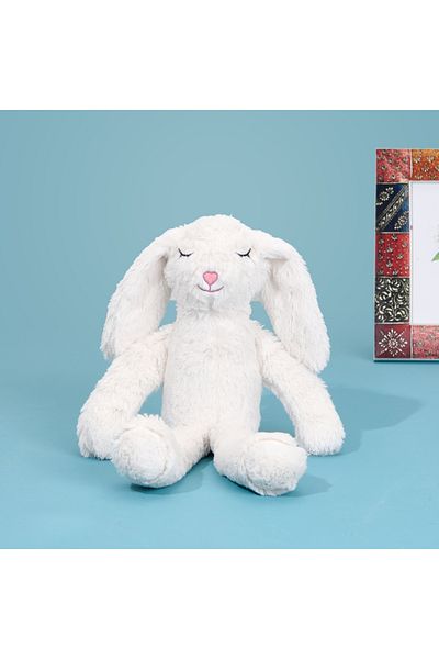 Evidea Soft Rabbit Figured Pillow - White - 20X35 cm