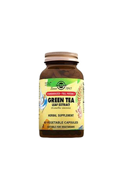Solgar Green Tea Leaf Extract 60 Kapsül