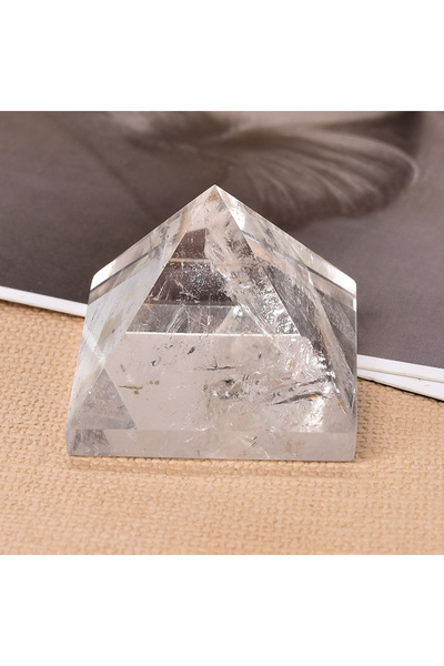 Choice قطعة واحدة من حجر الكوارتز الشفاف الطبيعي من الكوارتز الشفاف على شكل ه...