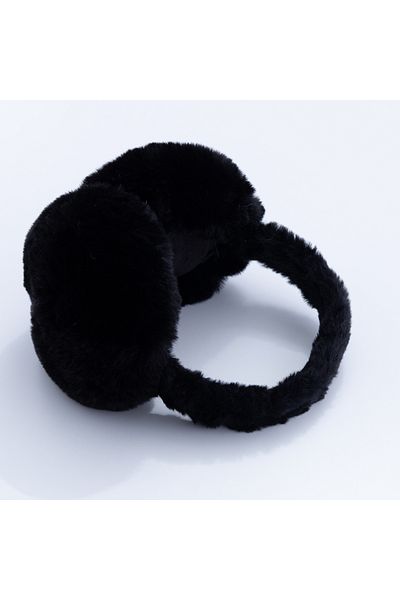 Bimotif Winter Headphones - Plush Foldable Black