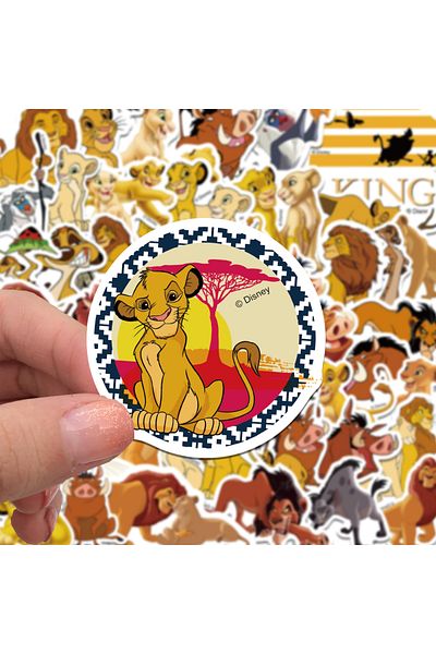 Choice 50pcs 50pcs The Lion King Simba Stickers For Scrapbook Diary Laptop Luggage Skateboard Graffiti Deca