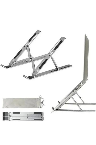 Choice Silvery Portable Laptop Stand Aluminum Notebook Support Computer Bracket Macbook Air Pro Holder Acce