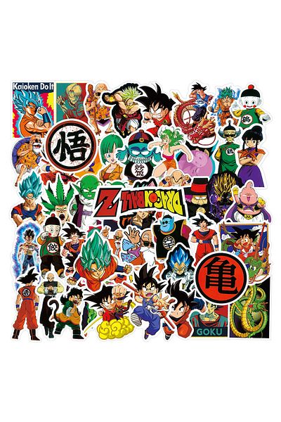 Choice 50pcs 10/30/50pcs Dragon Ball Z Anime Stickers Cool Cartoon Son Goku Decals Diy Kids Toy Phone Skate