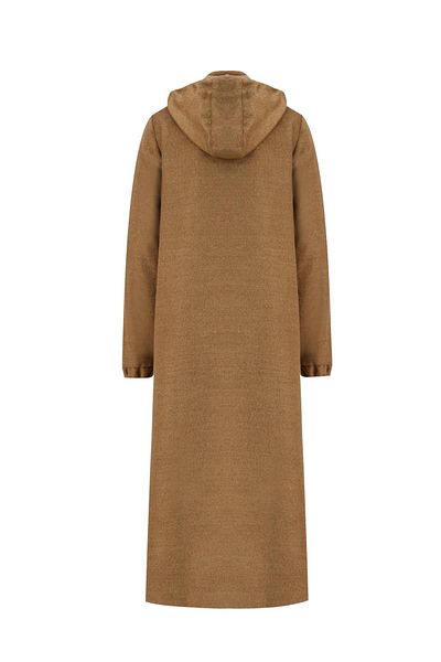 Armine Μανδύα με κουκούλα Camel - Μοντέλο 24kh8111