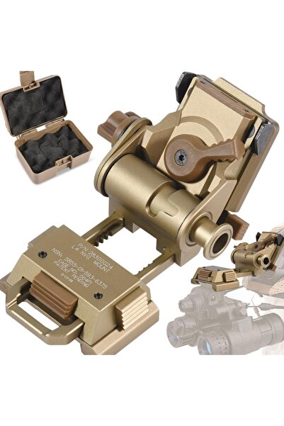 Choice حامل BOOIU NVG الذهبي PVS14/15/18 G24 من الألومنيوم L4G24 NVG للخوذة ل...